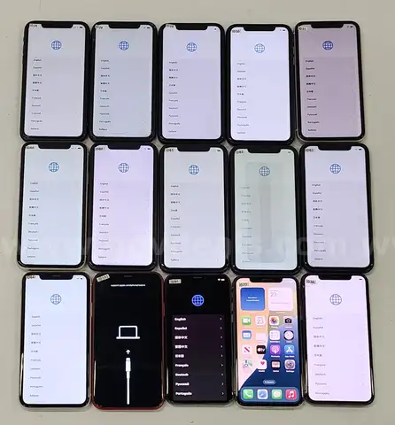 Lot of (18) Apple iPhone X / XR / XS – Mixed Storage & Colors – For Parts / As-Is