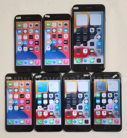 Lot of (7) Apple iPhone – iPhone 7 & 7 Plus – Activated & Reset – Ready for Use
