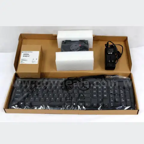 Lot of 5 HP T240 Thin Client, Keyboard 100, X900 Wired Mouse Wired Black Sealed