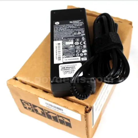 Lot 67 HP Smart 90W AC Adapter 608428-001 Laptop Power Supply - Charger SPS-90W