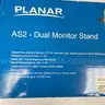 Lot of 6 Planar AS2 Dual Monitor Stand 997‑5253‑00 Dual Display Mount