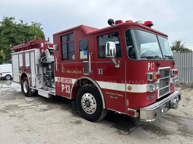 2000 Pierce Dash Paramedics Rescue Fire Truck