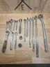 ASSORTED WRENCHES, RATCHETS & HAND TOOLS – BULK LOT