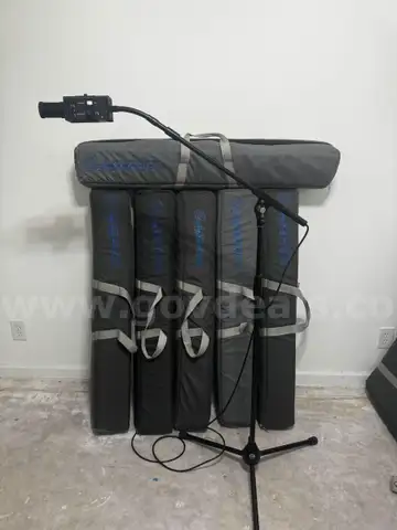 6× Aseptico ALU-27 Portable Dental Units – w/ Padded Cases