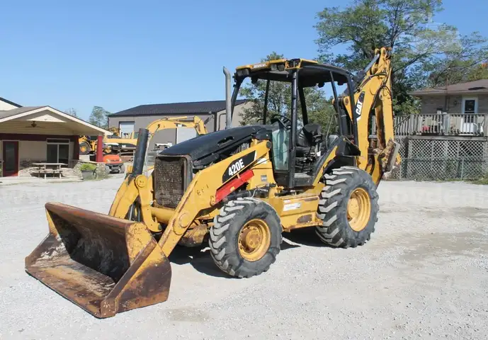 2007 Caterpillar 420E Loader Backhoe