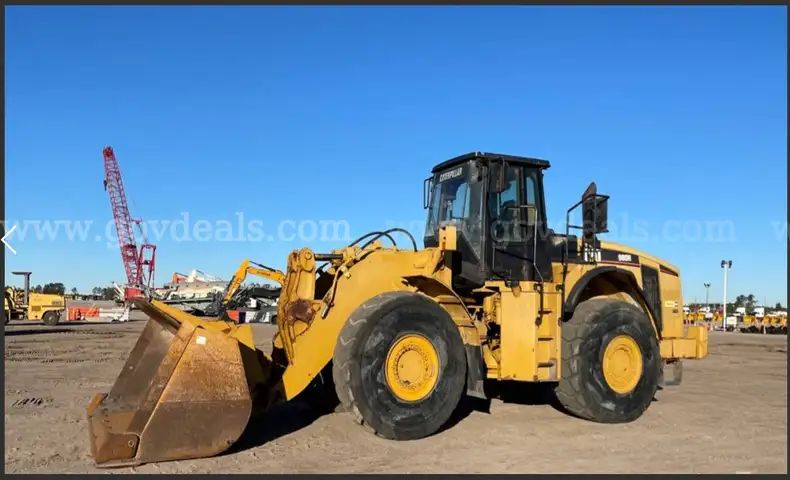 2006 Caterpillar 980H 4WD Articulated Wheel Loader
