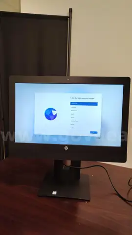 HP PRO ONE 600 G3 21.5 NON TOUCH 8 GB RAM 500 GB HARD DRIVE WIN 11 PRO INSTALLED