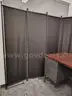 7 FEET LONG OFFICE GLASS PRIVACY HIGH QUALITY BLACK CLOTH
