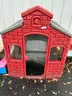 Lot of 3 - (1) Plastic Playhouse, (1) Little Tikes Picinic Table, (1) Sand Table