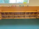 Qty 3 Kaplan 5 Cubby Storage Shelves
