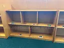 Qty 3 Kaplan 5 Cubby Storage Shelves