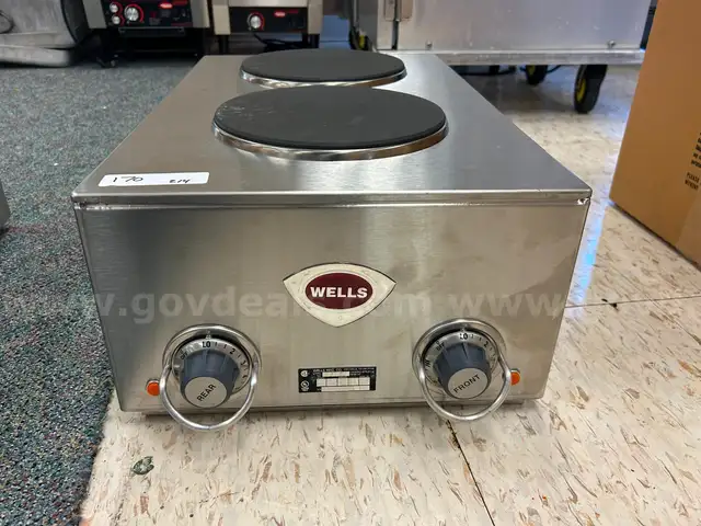 Wells Countertop 2 Burner Hotplate - New in Box