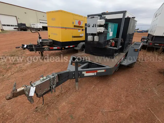 2008 Onan 12HDKCD-2209C T/A Trailer Mounted Generator-**In-Operable**