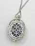 Stunning Diamond & Star Sapphire Corundum Pendant and Chain 36.33 ctw