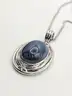 Stunning Diamond & Star Sapphire Corundum Pendant and Chain 36.33 ctw