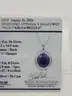 Stunning Diamond & Star Sapphire Corundum Pendant and Chain 36.33 ctw