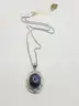 Stunning Diamond & Star Sapphire Corundum Pendant and Chain 36.33 ctw