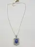 Natural 14.07ctw Sapphire & Diamond Necklace
