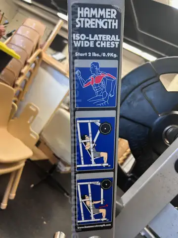Hammer Strength weight machine