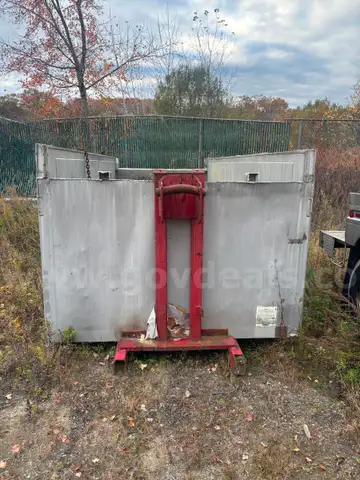 62&#x201D; Hooklift aluminum dump bed