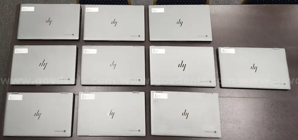 10x HP X360 Chromebooks i3 processor 8GB ram 64GB SSD (Working Condition)