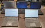 LOT of 5 Dell Latitude Laptops (3x5480 i5-7300U, 8GB Memory 256GB and 2x3420 i3-1005G1, 8GB, No HD) with chargers