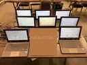 LOT of 8 Dell 3100 Chromebook, no chargers