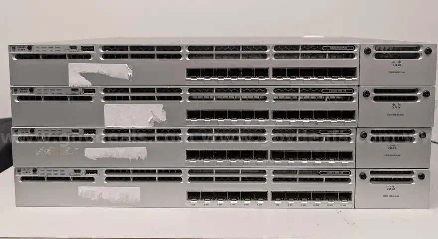 4x C3850-12S Switch