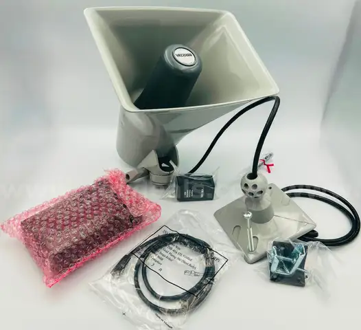 6-Units- VIP-130AL-GY-IC | IP High-Efficiency Horn, with Long Line Extender, One-Way, InformaCast®, Gray