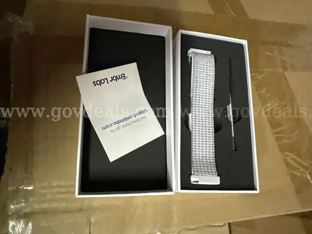 A lot of 142 Embr Labs Thermal Wristband Nylon Strap for Embr Wave 1 ONLY - SILVER