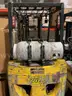 A lot of 2 mixed forklifts komatsu and hamech