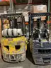A lot of 2 mixed forklifts komatsu and hamech
