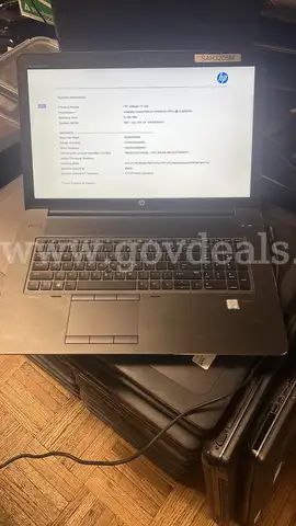 A lot of 30 units of HP ZBook 17 G3 6th gen with 8GB RAM NO HDD