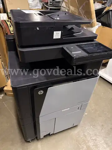 HP Color LaserJet Flow MFP M880 45ppm Copier Printer Scanner Tested 