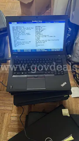 A lot of 15 laptops of Lenovo thinkpad T450 5th gen no HDD