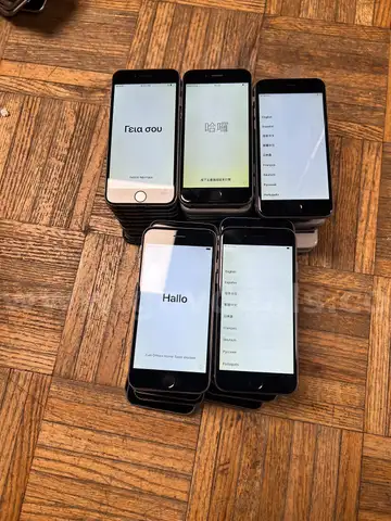 A lot of 55 units of iphone 6 iCloud locked with good screen