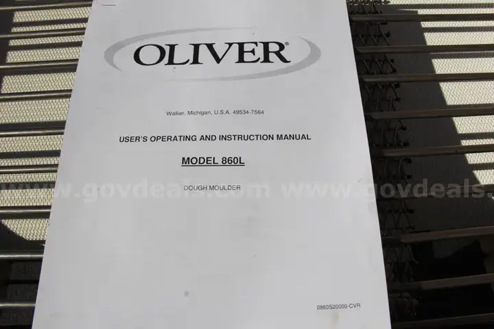 Bloemhof Model 860L, Bread and Dough Moulder