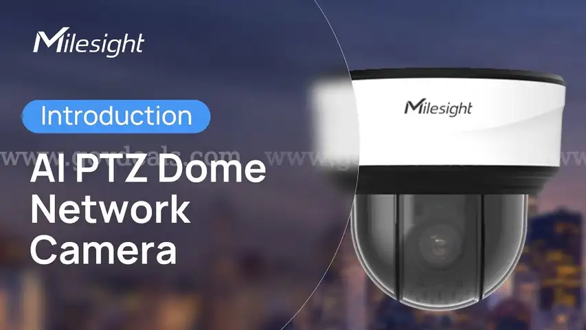 AI VIDEO CAMERAS = FIVE 5x Milesight AI PTZ DOME CAMERAS 23X + Five 5x MOUNTING ARMS (NDAA compliant)