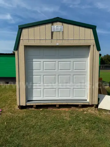 10X16 STORAGE BUILDING WITH ROLL UP DOOR AND MAN DOOR