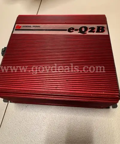 Federal Signal e-Q2B 100W FDNY Amplifier 8616033-05