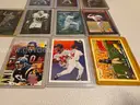 Mixture of Baseball and Football Cards