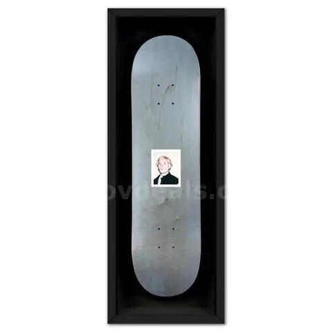 Andy Warhol (1928-1987), "Self-Portrait (Blue)" Mixed Media Fine Art