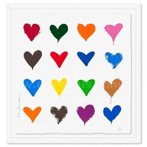 Mr. Brainwash, "All You Need is HE[ART]" Limited Edition Fine Art