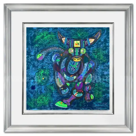 Lu Hong, "Chinese Zodiac - Water Ox" Original Fine Art