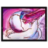 Peter Max, "I Love World" Hand Signed Collectible Fine Art