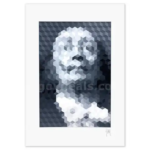 Yvaral (1934-2002), "Face of Dali 2" Limited Edition Fine Art