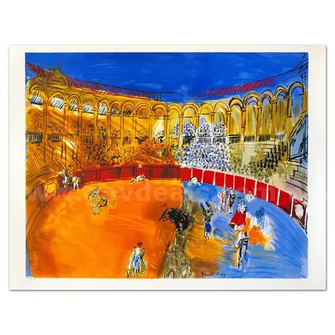 Raoul Dufy, "La Course De Taureaux" Limited Edition Fine Art