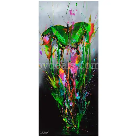 Jim Warren, "Birth of a Butterfly" Hand Signed Limited Edition Fine Art
