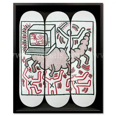Keith Haring (1958-1990), "Centipede" Collectible Fine Art
