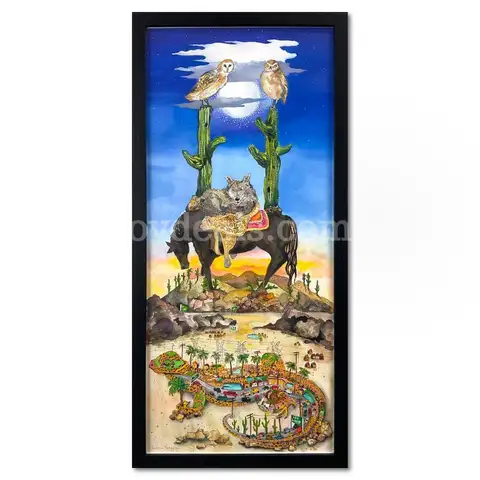 Linnea Pergola, "Scottsdale" Hand Signed Original Fine Art